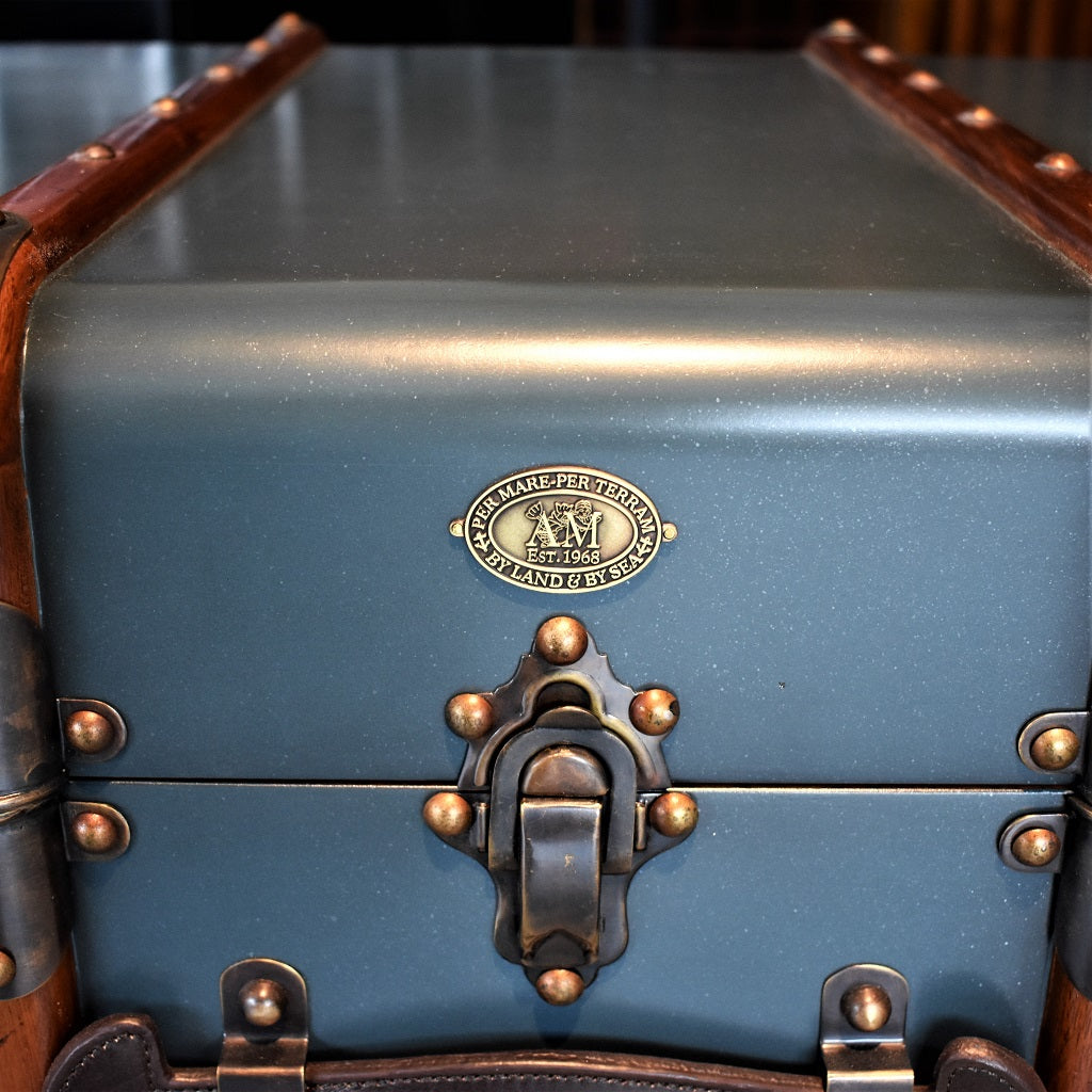 Authentic Models Stateroom Trunk Table Petrol