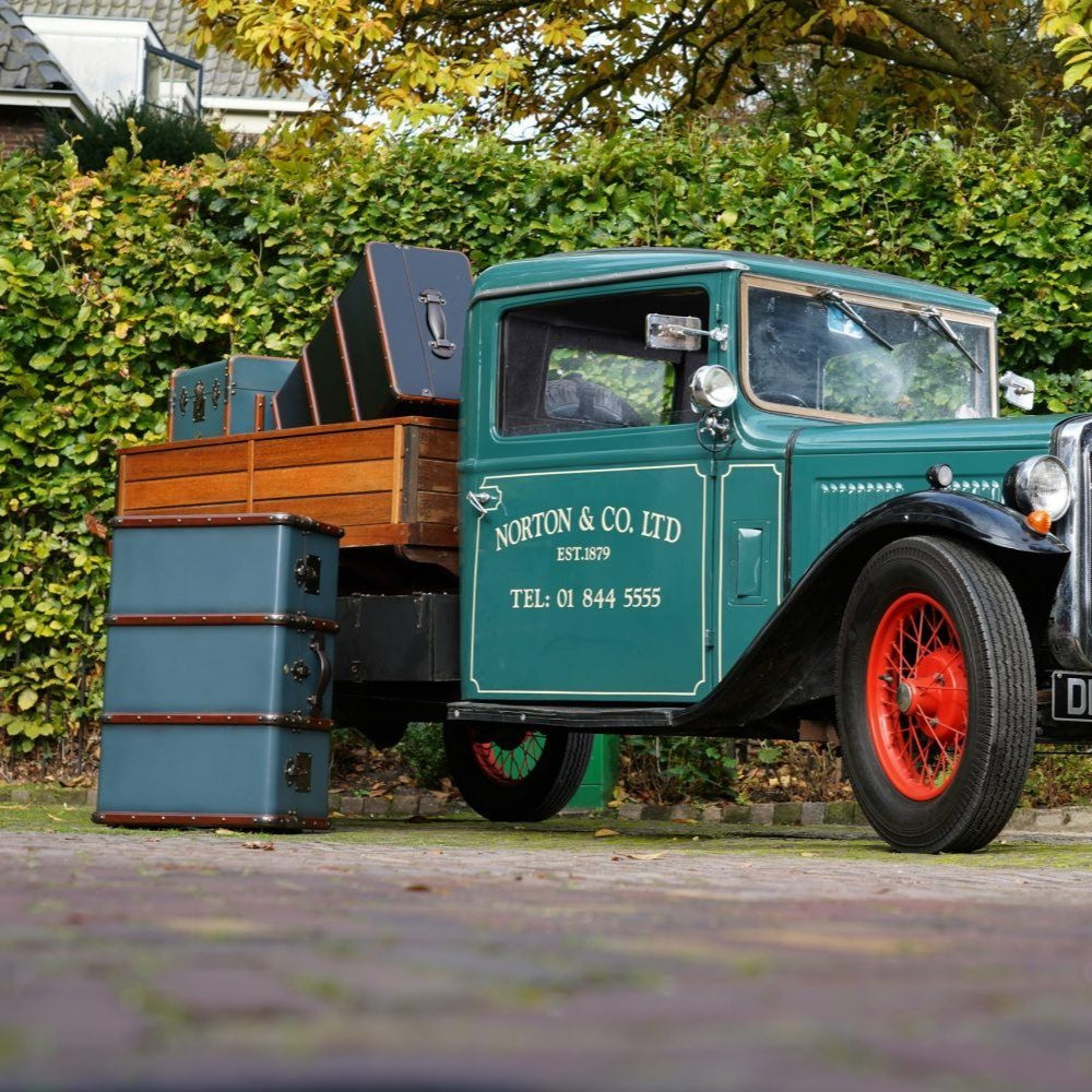 Authentic Models Stateroom End Table Petrol