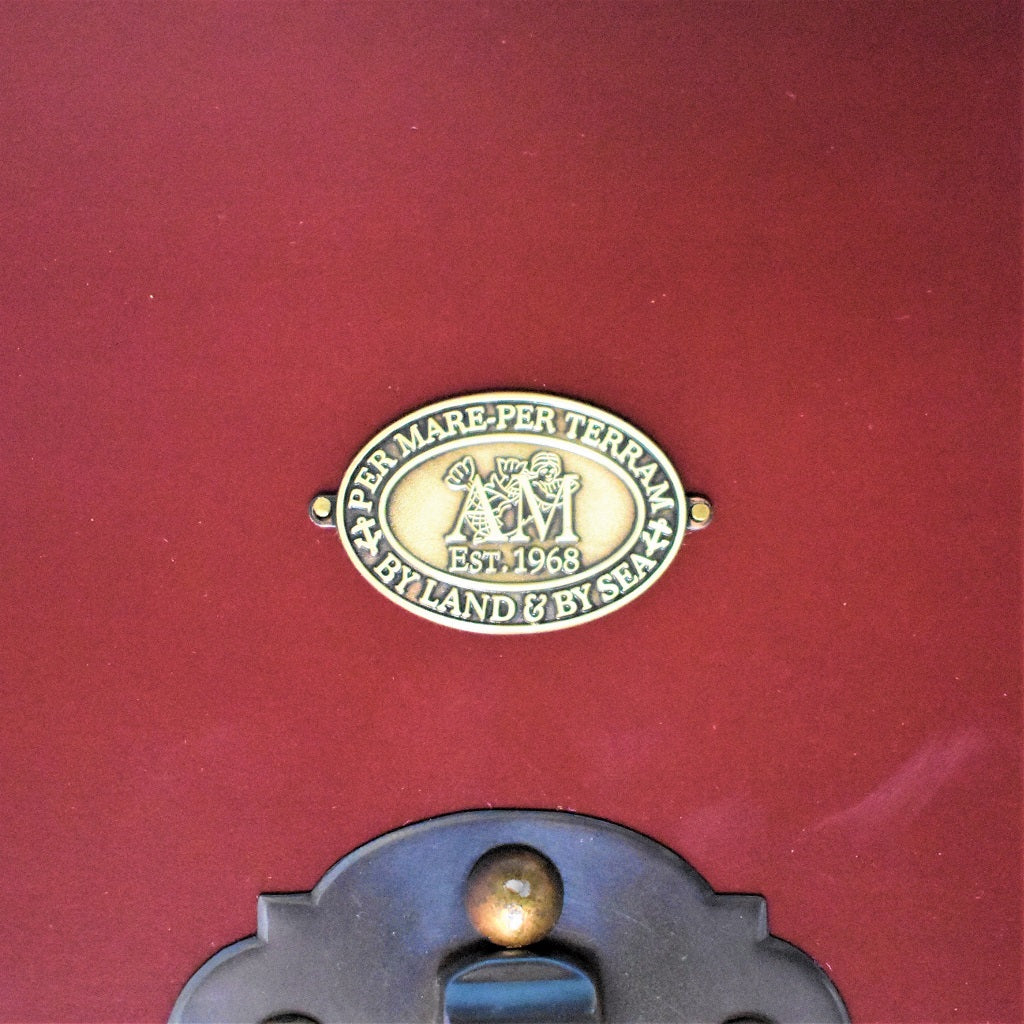 Authentic Models Stateroom Bar, Burgundy