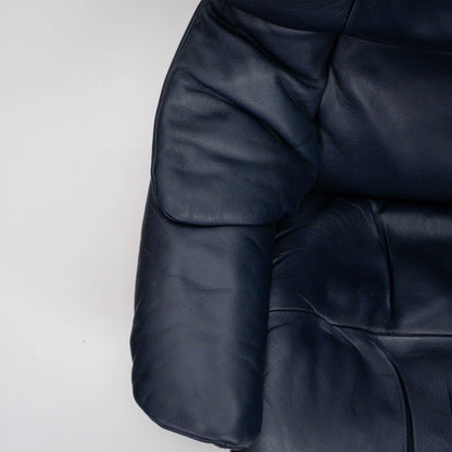 Ekornes Stressless Reno (M) mit Hocker blau