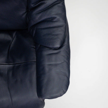 Ekornes Stressless Reno (M) mit Hocker blau