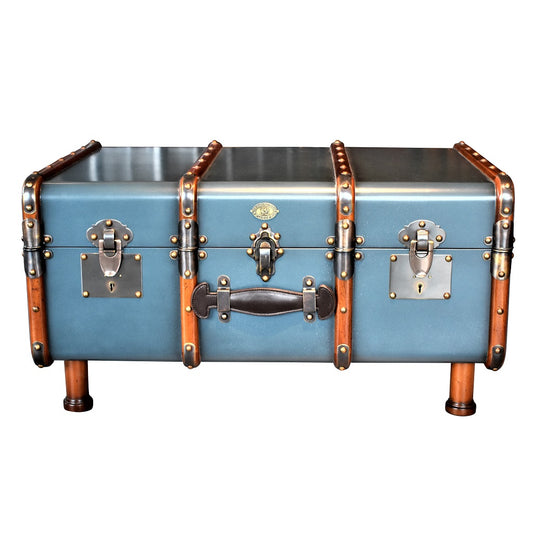 Authentic Models Stateroom Trunk Table Petrol