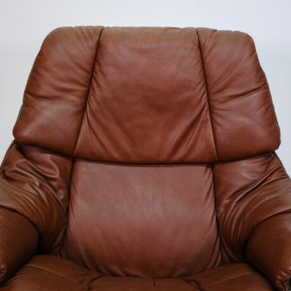 Ekornes Stressless Reno (L) mit Hocker braun