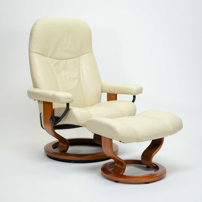 Ekornes Stressless Consul (M) mit Hocker kitt II