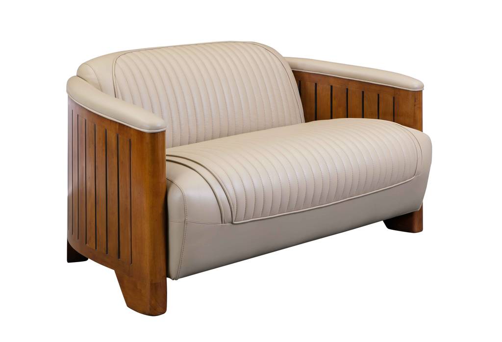 Clubsofa 2-Sitzer im Yacht-Stil Celeste beige