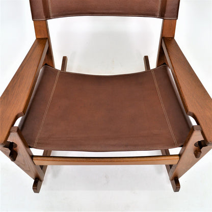 GE673 Keyhole Schaukelstuhl von Hans J. Wegner