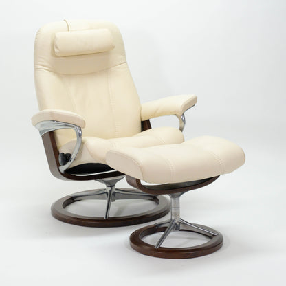 Ekornes Stressless Consul Signature (M) mit Hocker beige