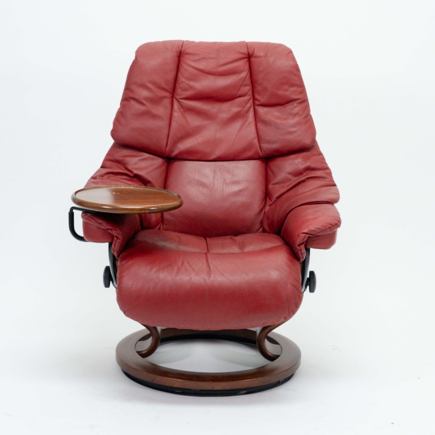 Ekornes Stressless Reno (S) mit Hocker rot