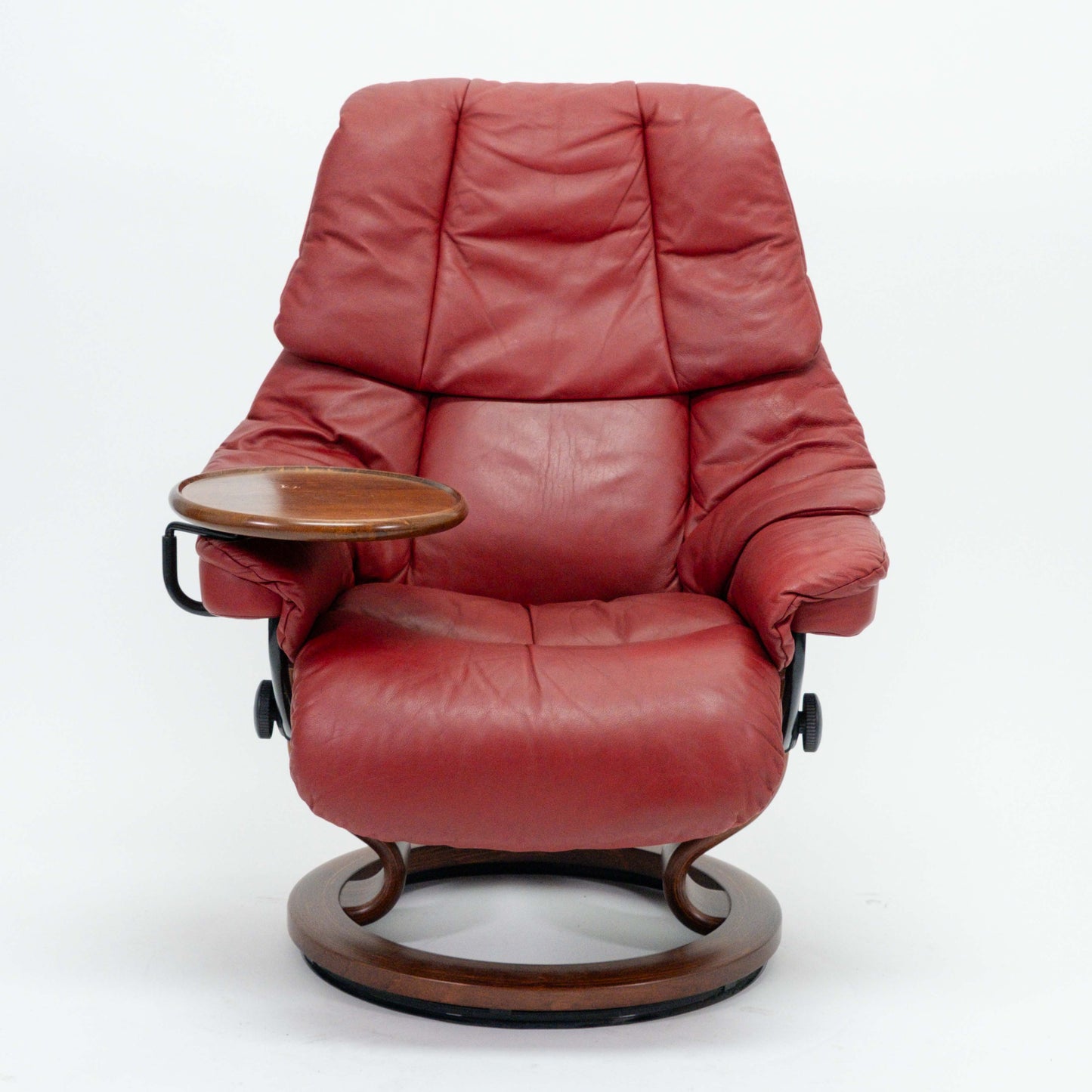 Ekornes Stressless Reno (S) mit Hocker rot