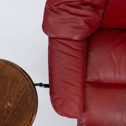 Ekornes Stressless Reno (S) mit Hocker rot