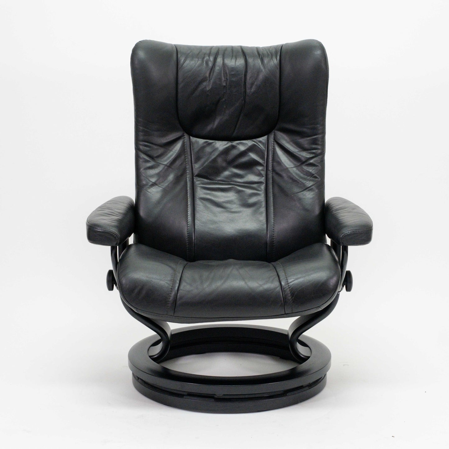 Ekornes Stressless Wing (L) mit Hocker schwarz