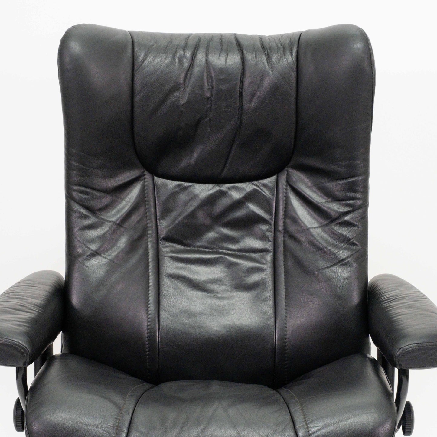 Ekornes Stressless Wing (L) mit Hocker schwarz