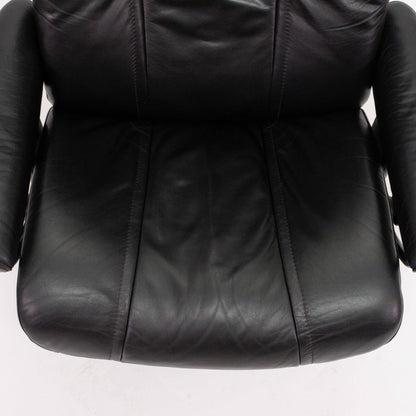 Ekornes Stressless Wing (L) mit Hocker schwarz