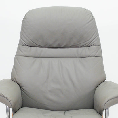 Ekornes Stressless Sunrise (M) Signature mit Hocker grau