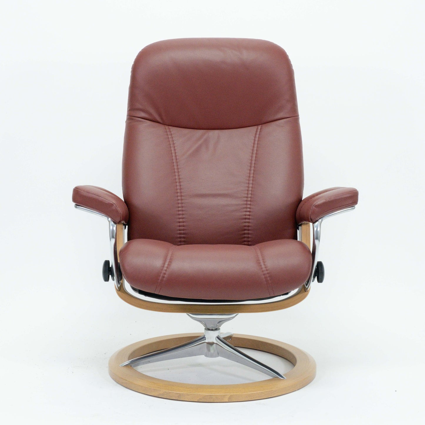 Ekornes Stressless Consul Signature (M) mit Hocker bordeaux
