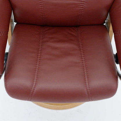 Ekornes Stressless Consul Signature (M) mit Hocker bordeaux