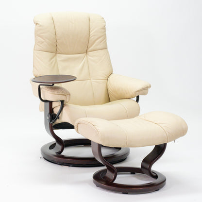 Ekornes Stressless Mayfair (S) mit Hocker beige