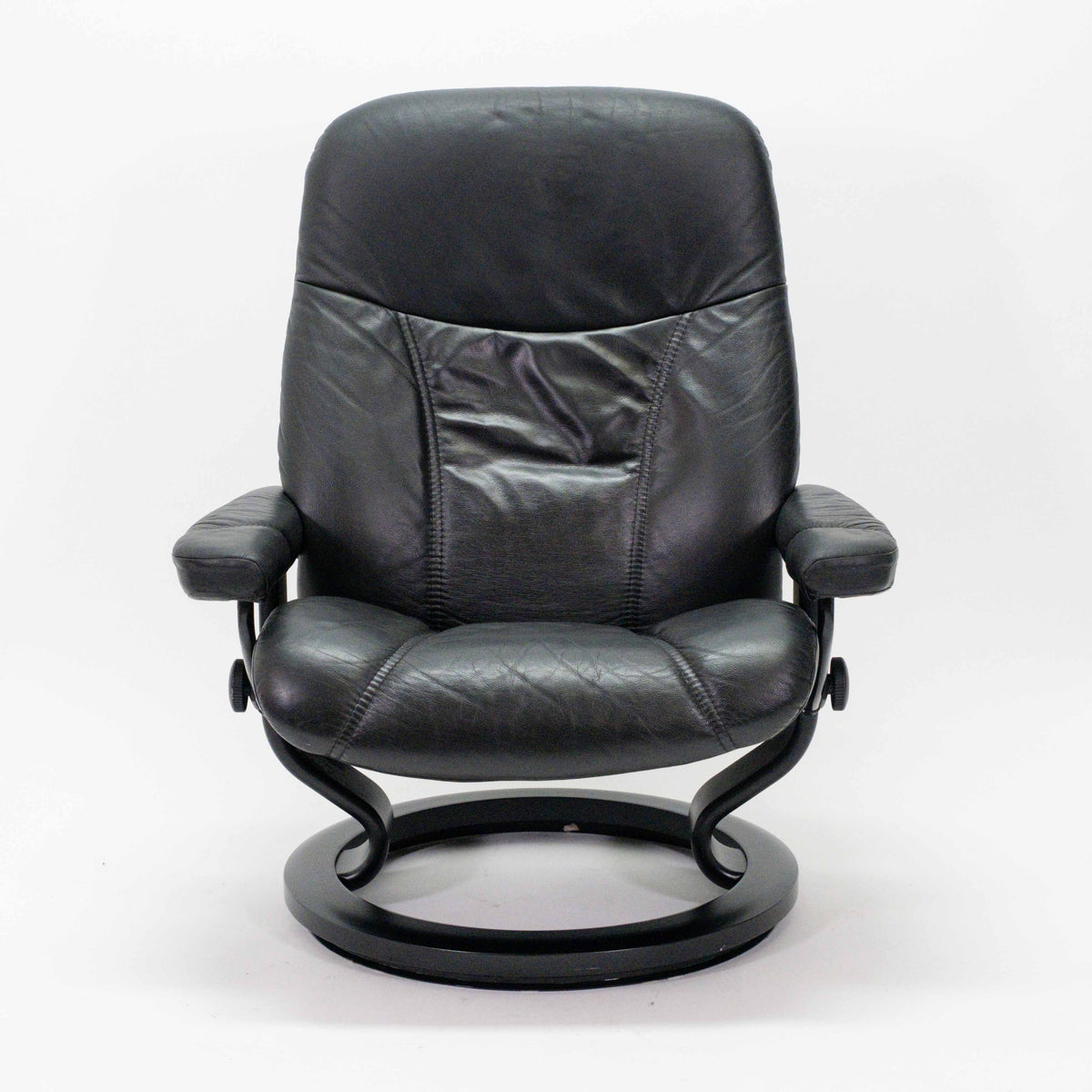 Ekornes Stressless Consul (L) mit Hocker schwarz