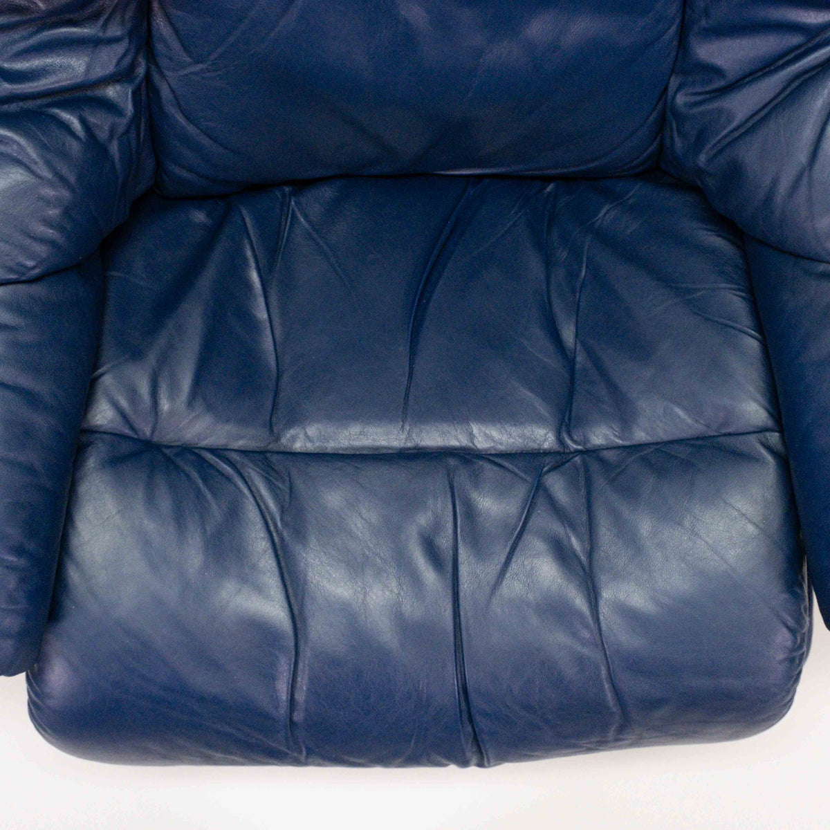 Ekornes Stressless Reno (L) mit Hocker blau