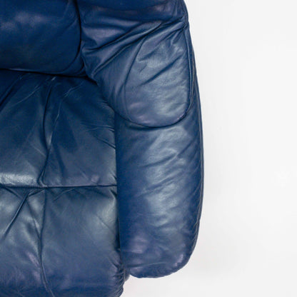 Ekornes Stressless Reno (L) mit Hocker blau