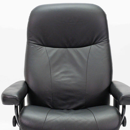 Ekornes Stressless Garda (M) mit Hocker schwarz