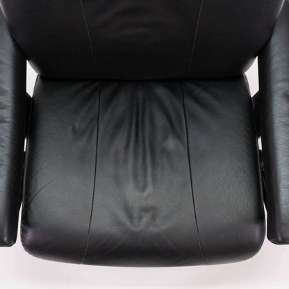 Ekornes Stressless Garda (M) mit Hocker schwarz