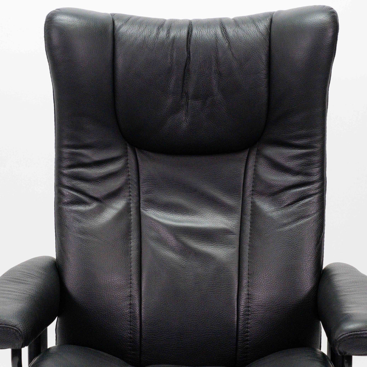 Ekornes Stressless Wing (M) mit Hocker schwarz