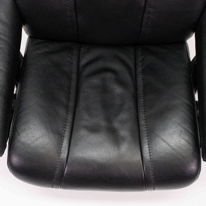 Ekornes Stressless Wing (M) mit Hocker schwarz