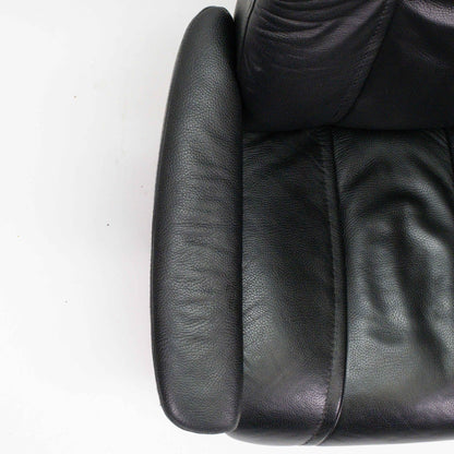 Ekornes Stressless Wing (M) mit Hocker schwarz