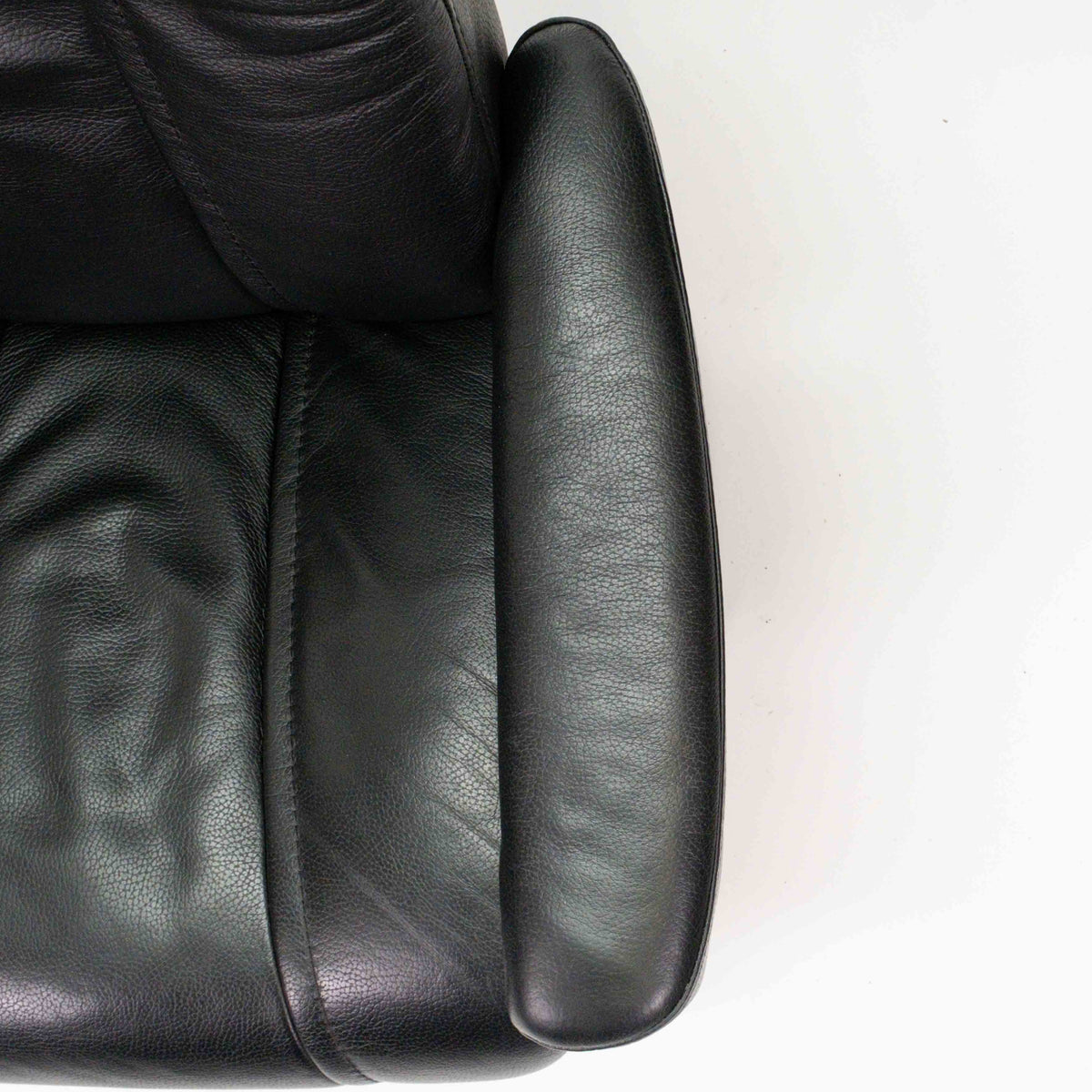 Ekornes Stressless Wing (M) mit Hocker schwarz
