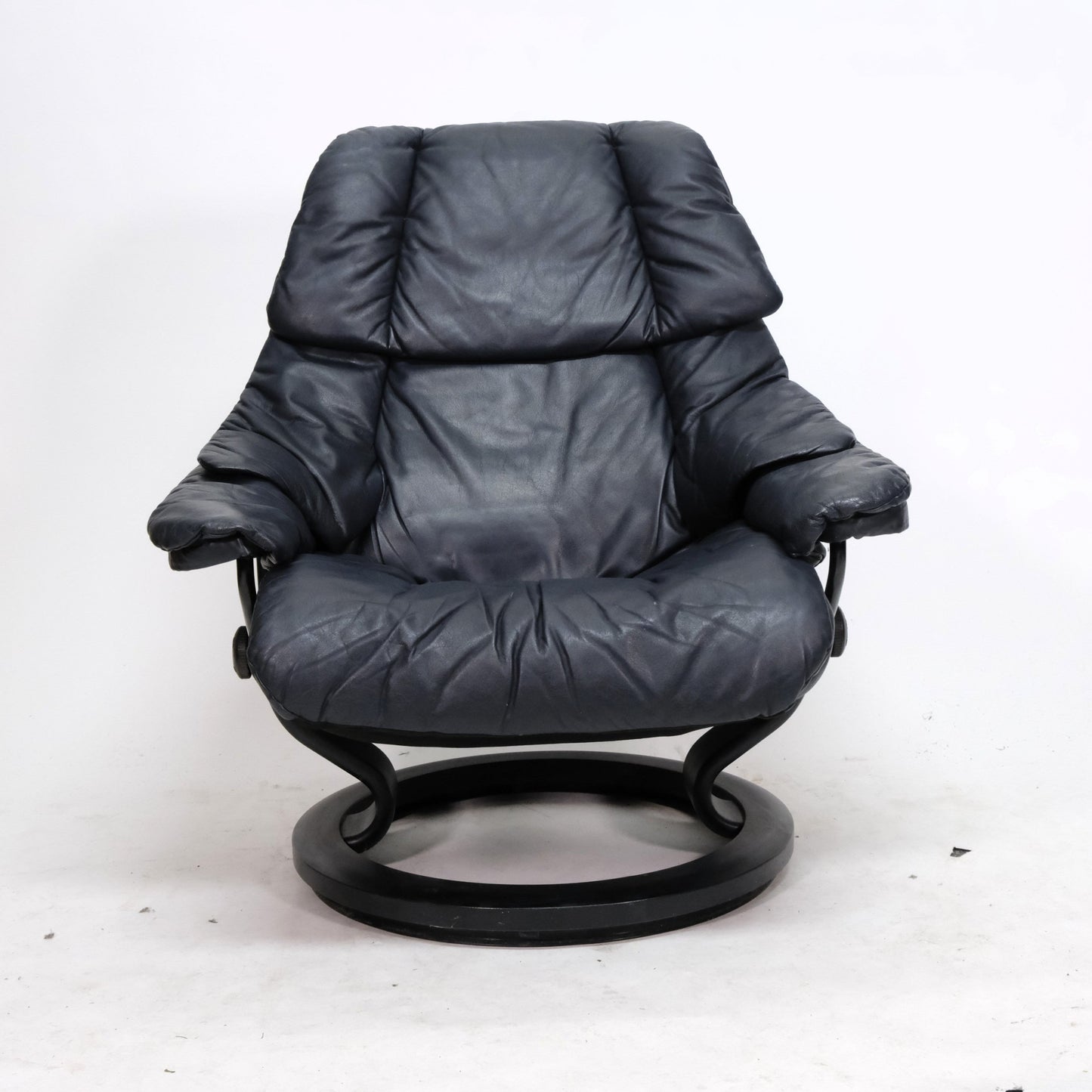 Ekornes Stressless Reno (L) mit Hocker I dunkelblau