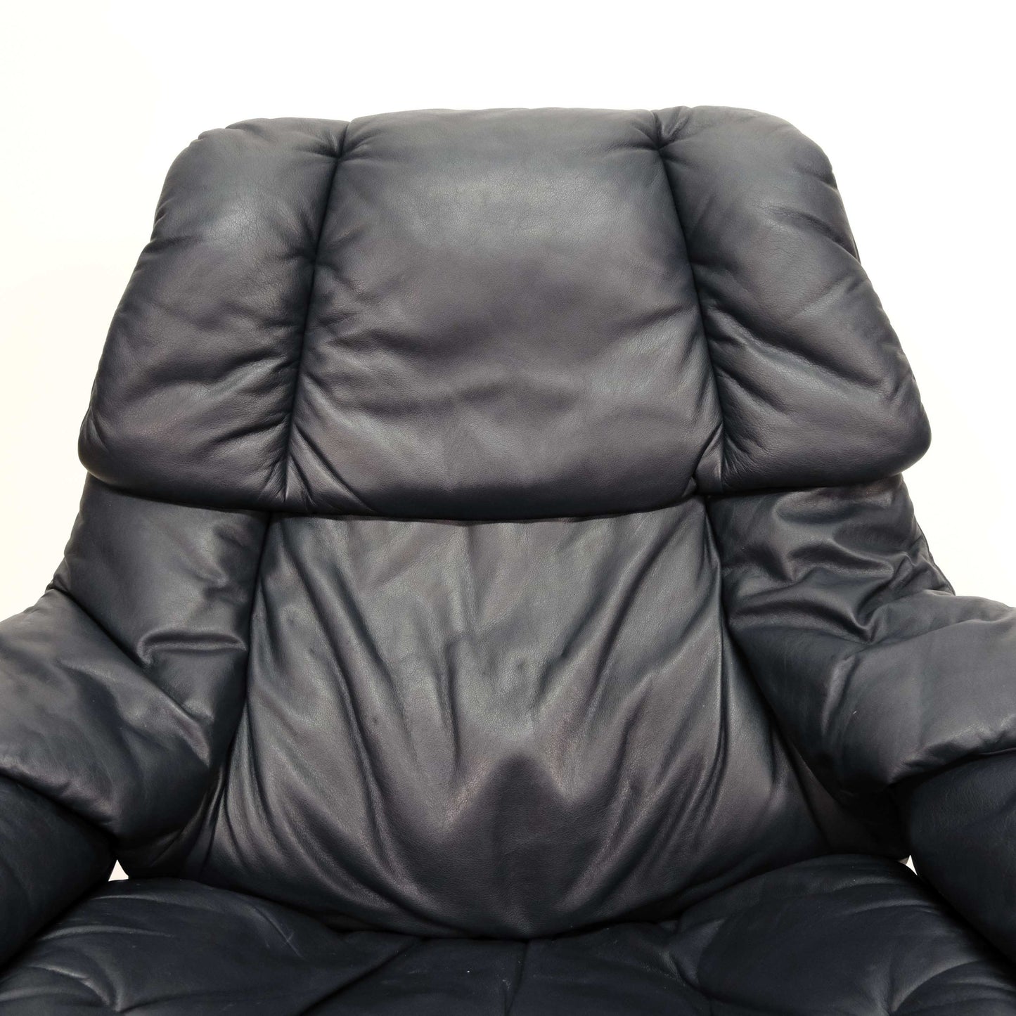 Ekornes Stressless Reno (L) mit Hocker II dunkelblau