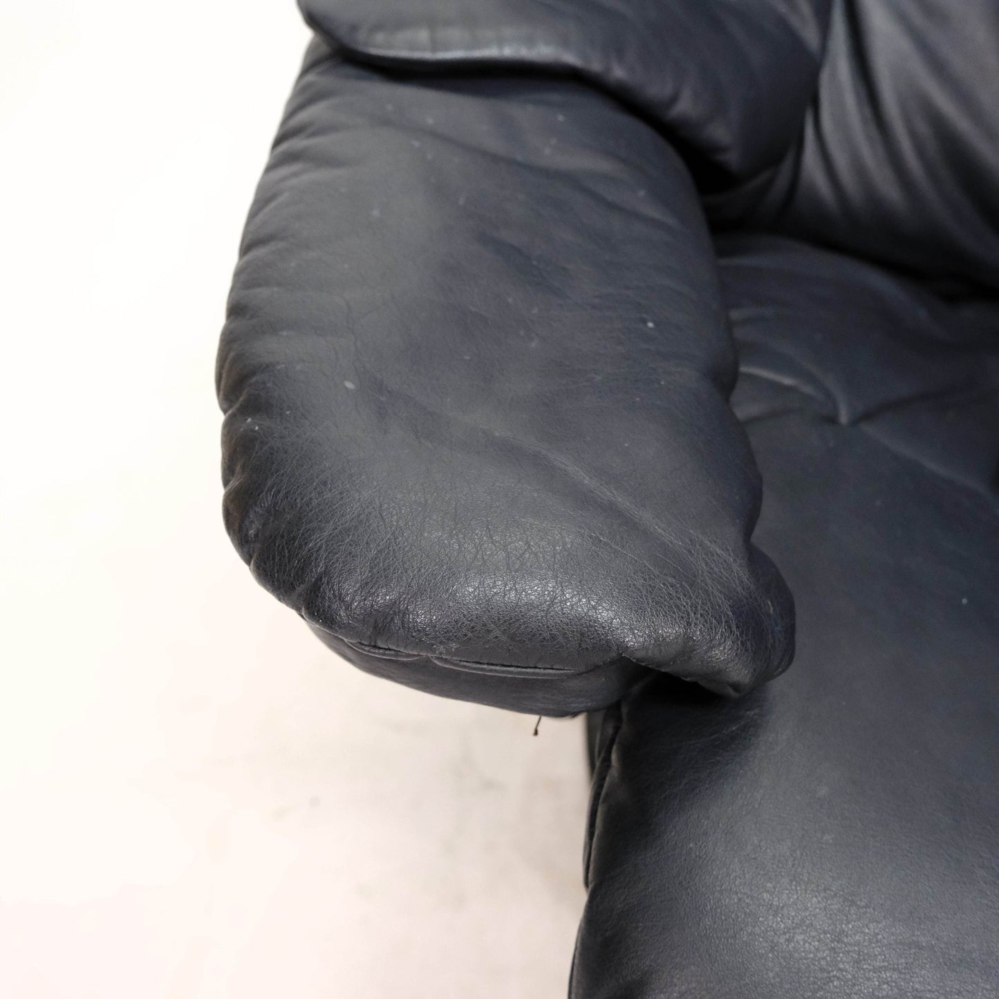 Ekornes Stressless Reno (L) mit Hocker II dunkelblau