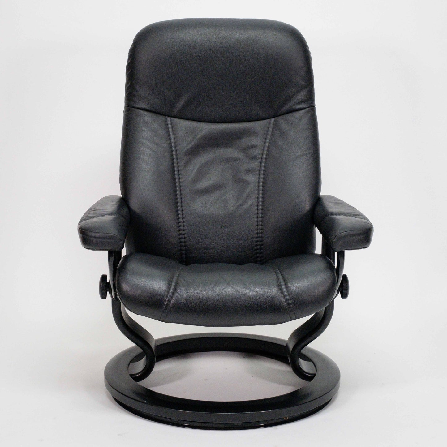 Ekornes Stressless Consul (M) mit Hocker schwarz