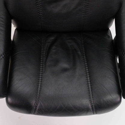 Ekornes Stressless Consul (M) mit Hocker schwarz