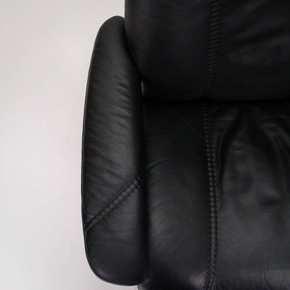 Ekornes Stressless Consul (M) mit Hocker schwarz