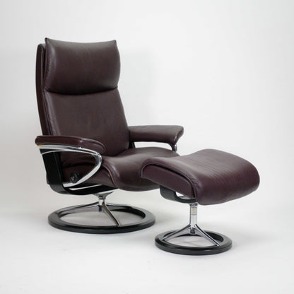 Ekornes Stressless Aura Signature (L) mit Hocker