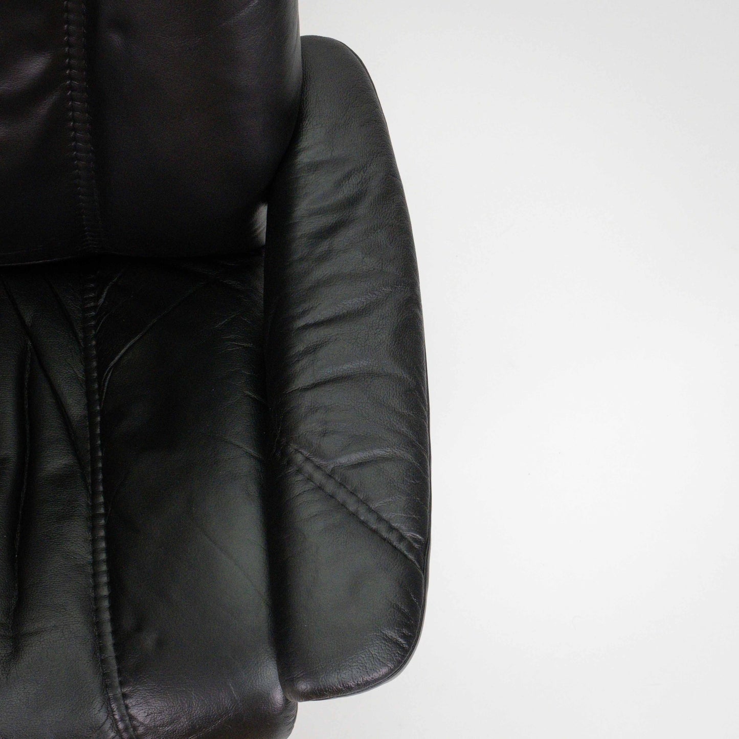 Ekornes Stressless Consul (M) mit Hocker schwarz