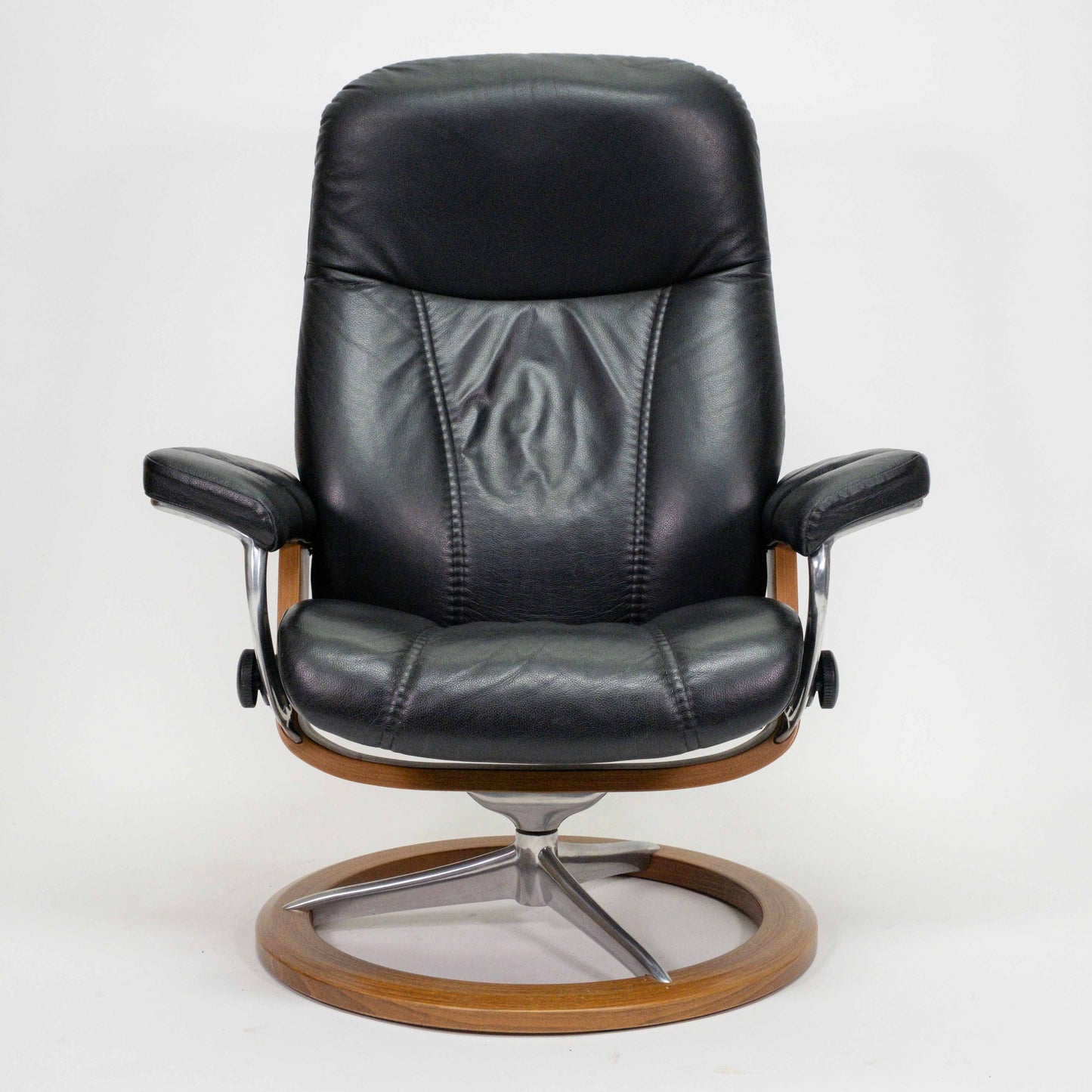 Ekornes Stressless Consul Signature (M) mit Hocker schwarz