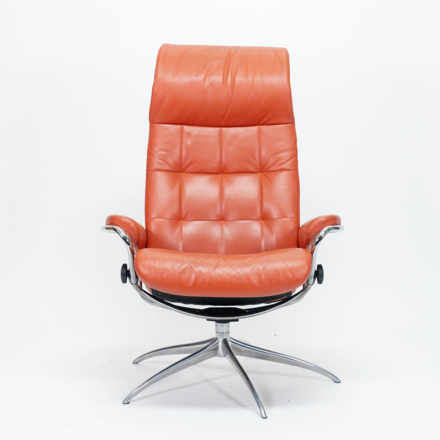 Ekornes Stressless London High Back (M) mit Hocker rot