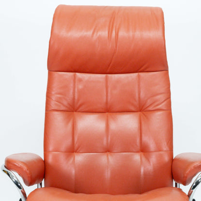 Ekornes Stressless London High Back (M) mit Hocker rot