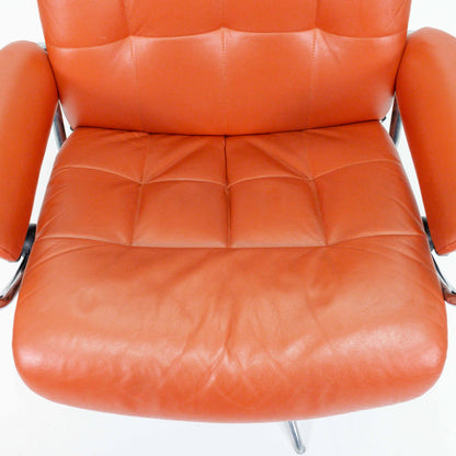Ekornes Stressless London High Back (M) mit Hocker rot