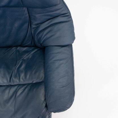 Ekornes Stressless Reno (L) mit Hocker blau