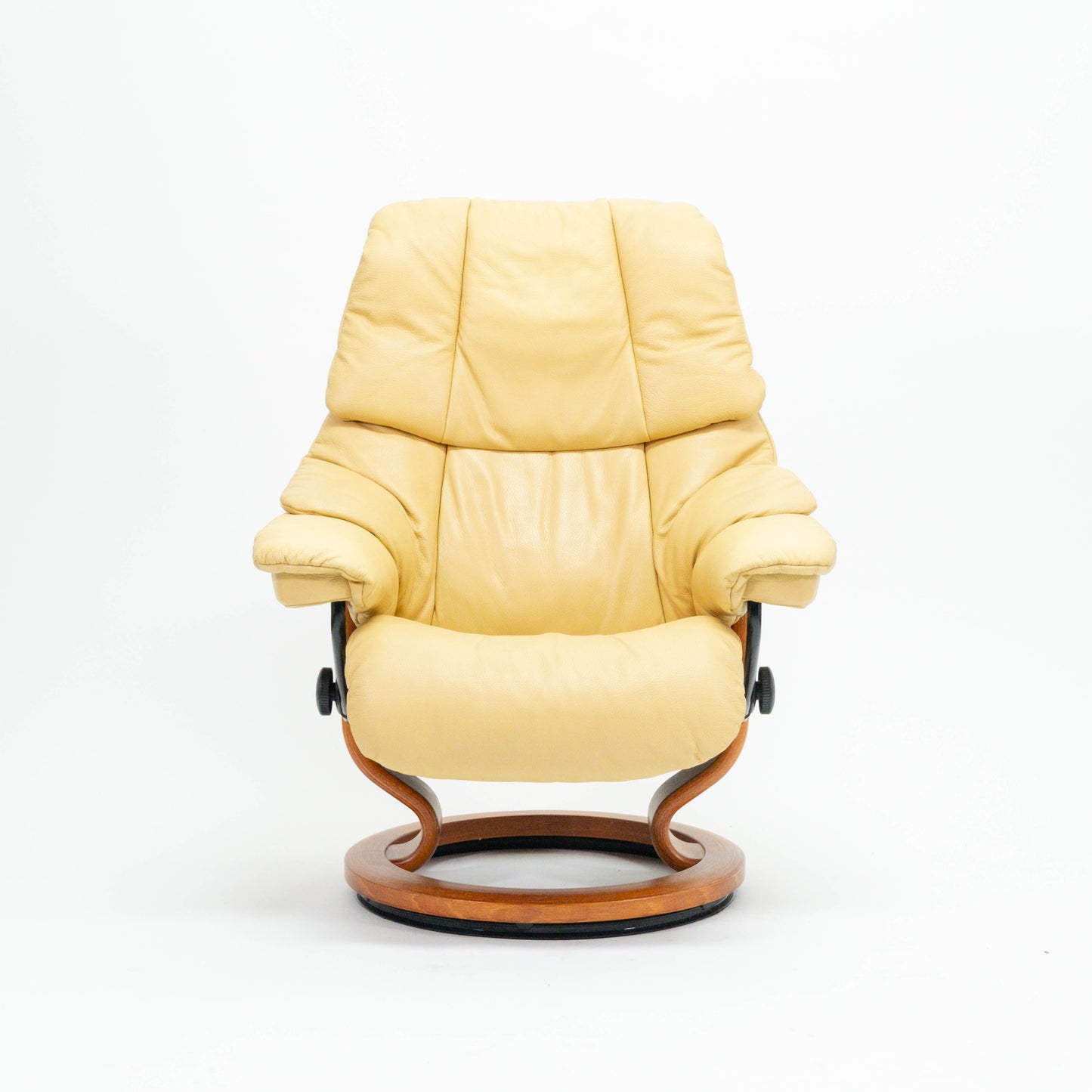 Ekornes Stressless Reno (S) mit Hocker gelb