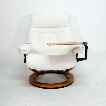 Ekornes Stressless Sunrise (L) mit Hocker & Multifunktionstisch