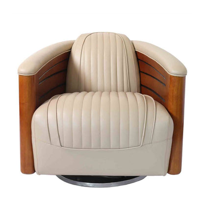 Clubsessel "Louis" drehbar beige