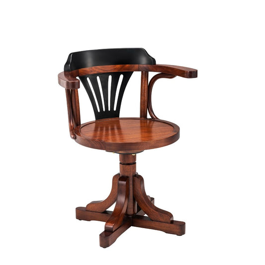 Authentic Models Purser's Chair, Black & Honey