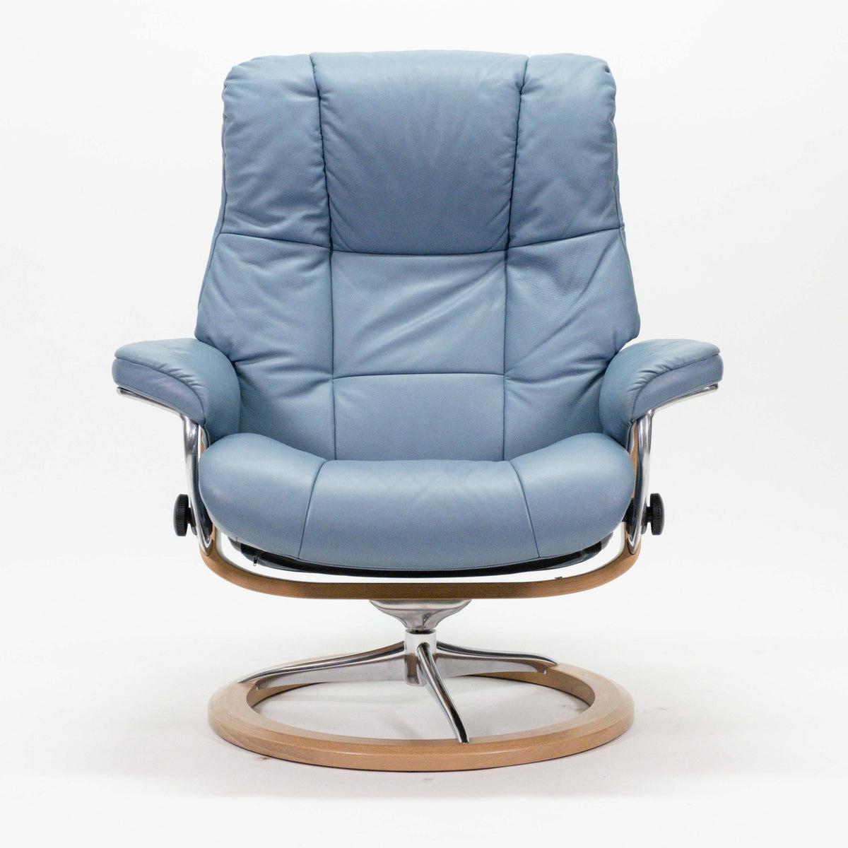 Ekornes Stressless Mayfair (L) mit Hocker Signature blau