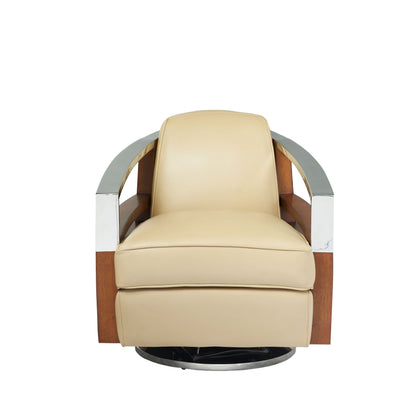 Clubsessel "Michél" drehbar beige