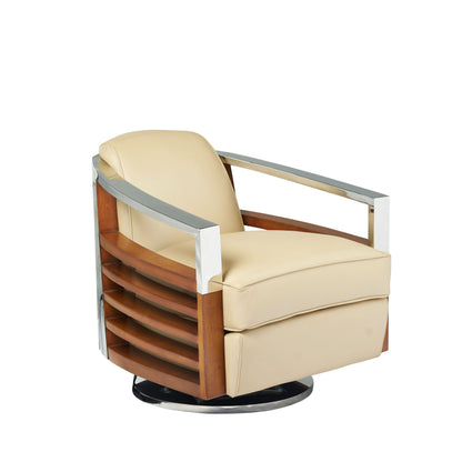 Clubsessel "Michél" drehbar beige